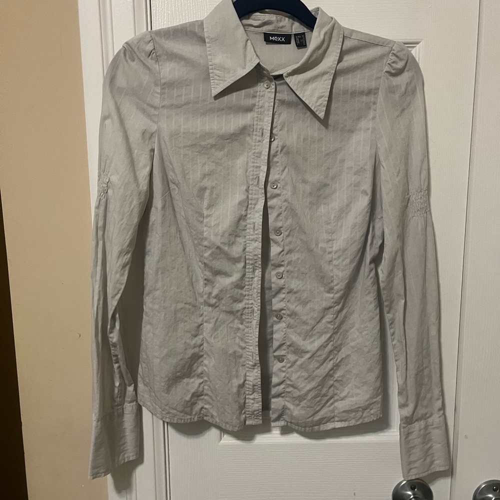 Moss off white Button-Up Shirt